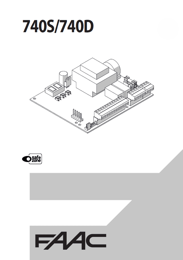 Document  740S (230V) - 740D (115V)