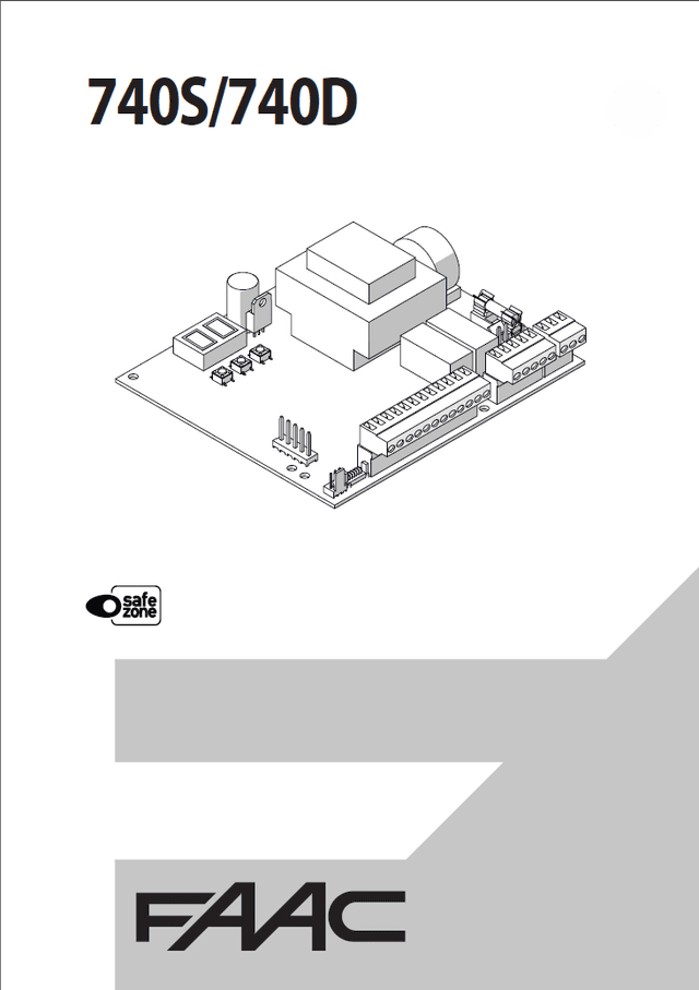 Document  740S (230V) - 740D (115V)