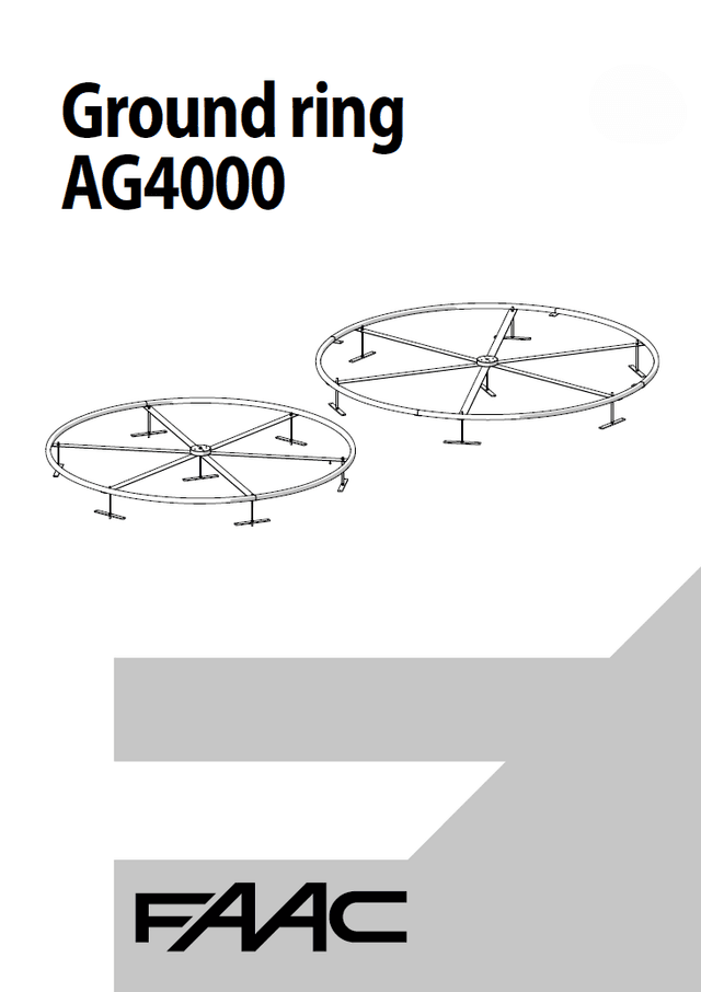 Document GROUNDRING AG4000